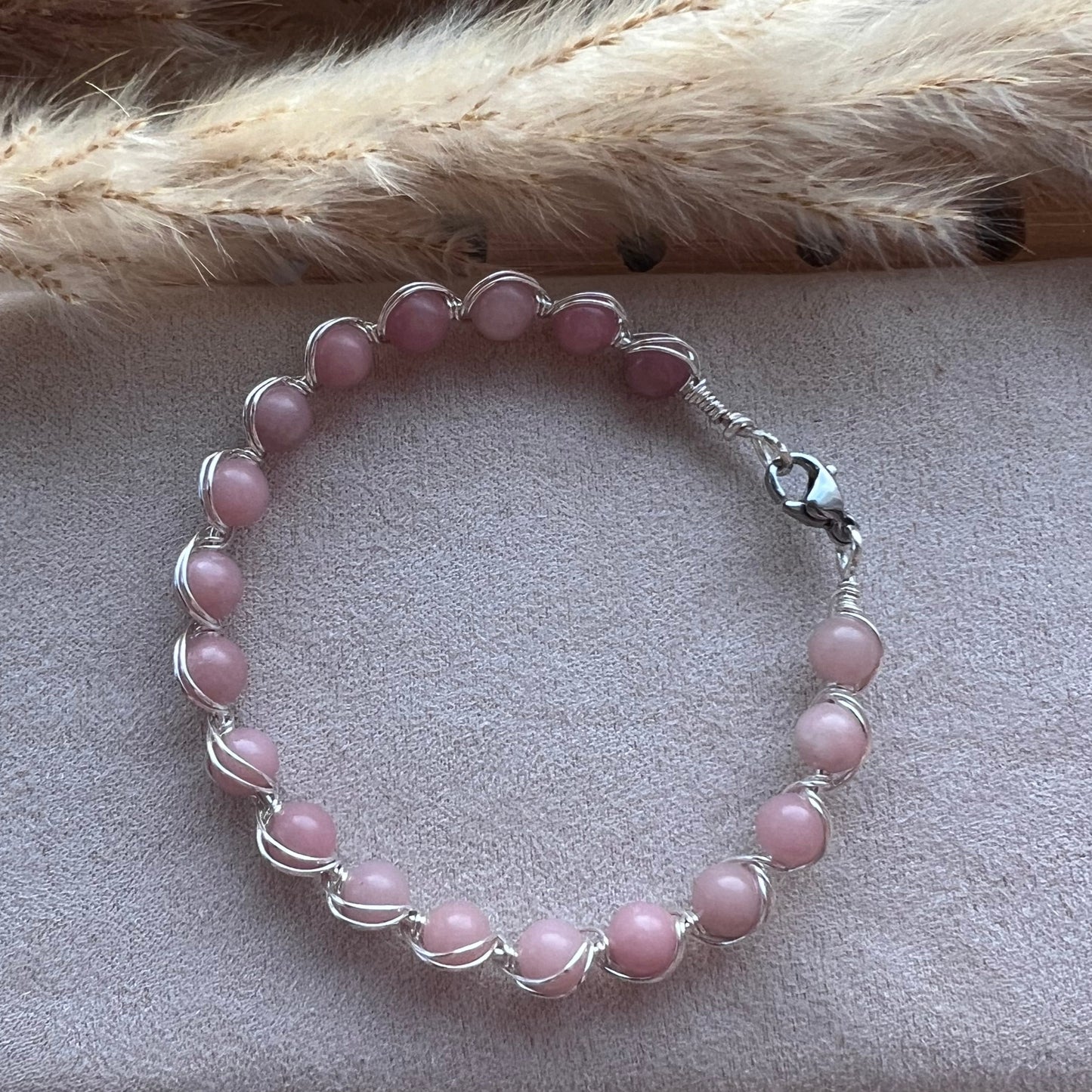 Månadssten - stelt armband - Silver