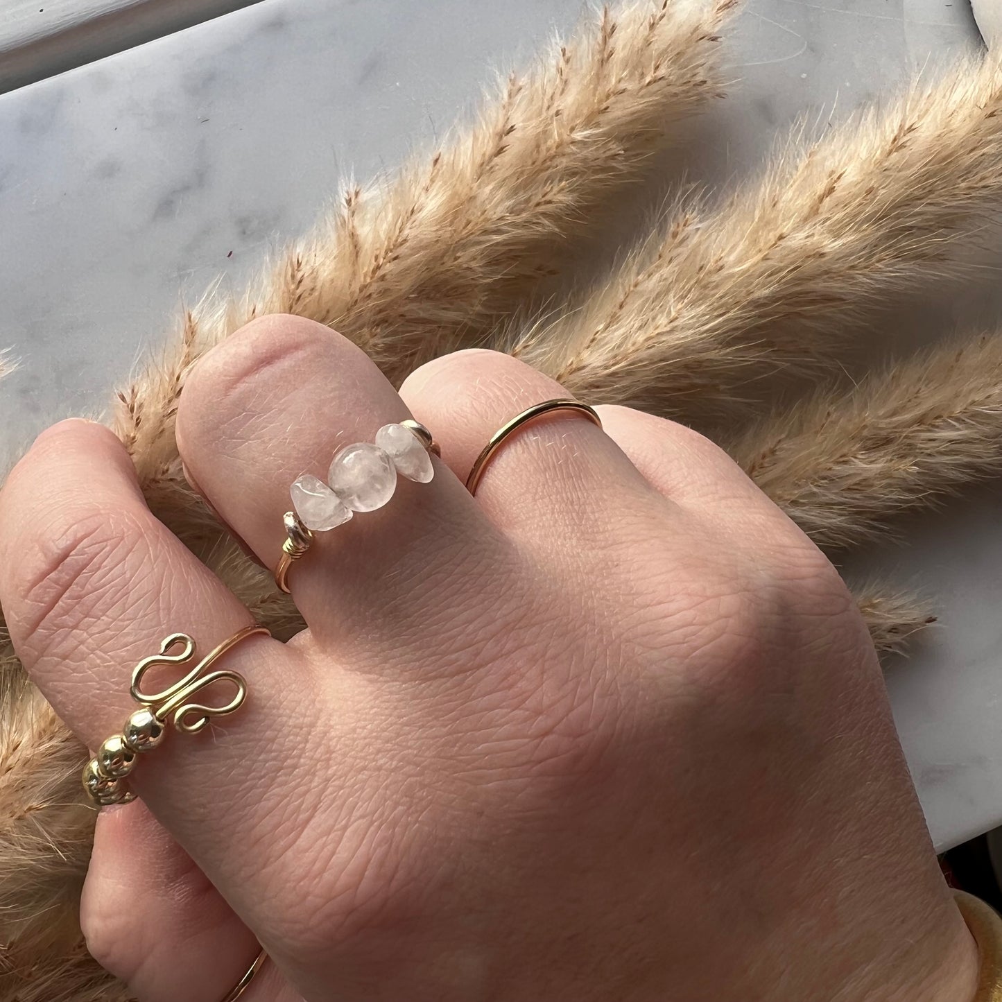 Ring - Rosenkvarts