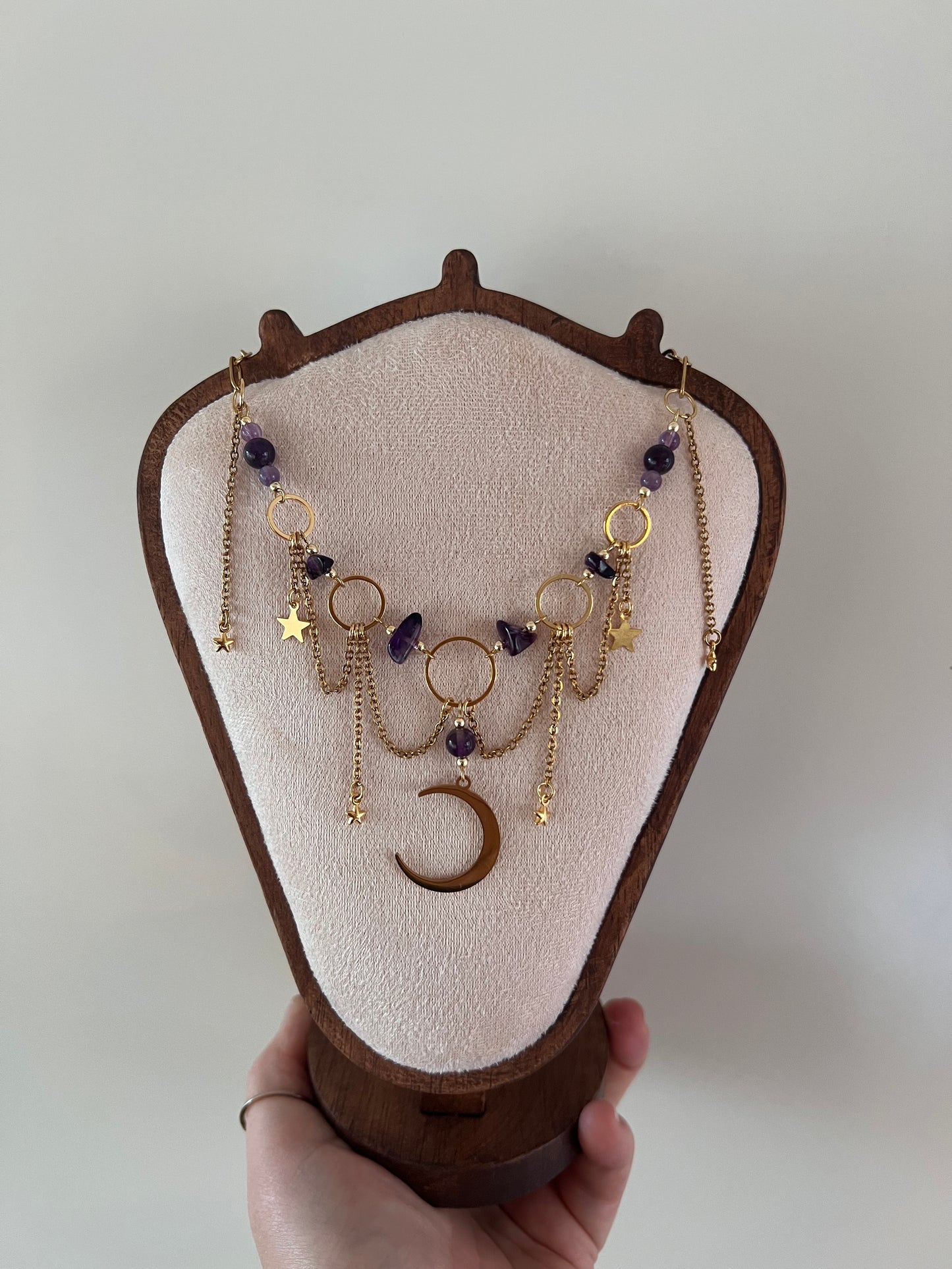 Amethyst moon - one of a kind