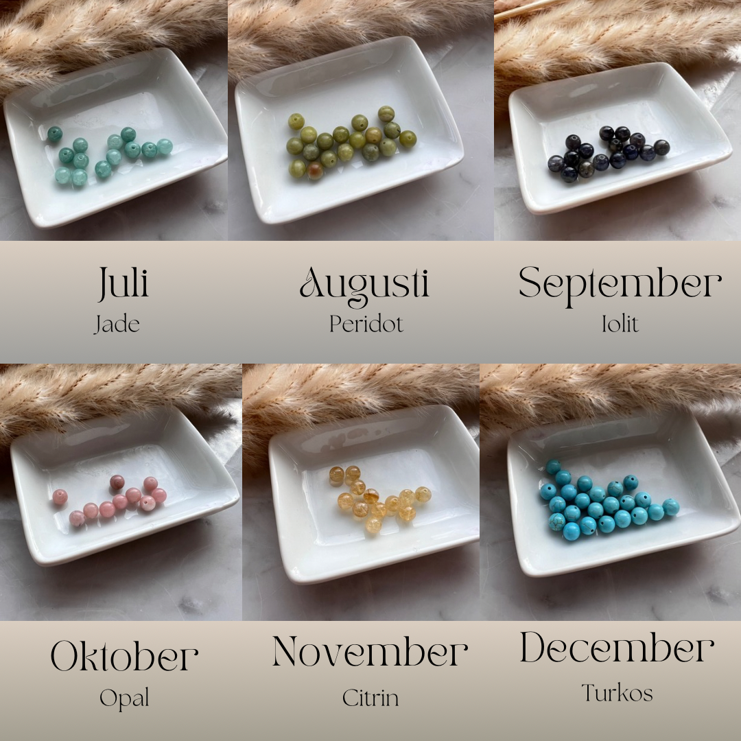 Solpärla månadssten - Örhängen