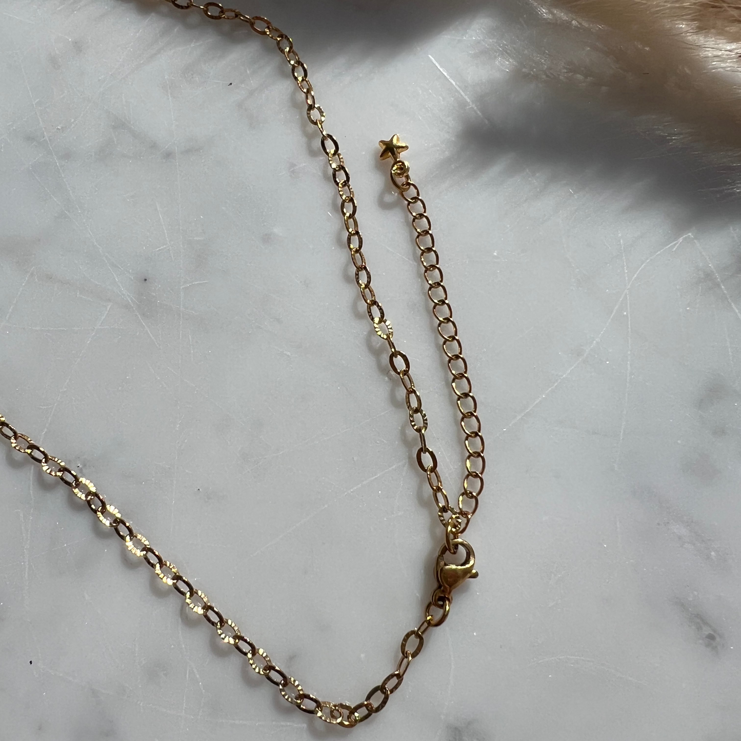 Citrin-droppe - Halsband
