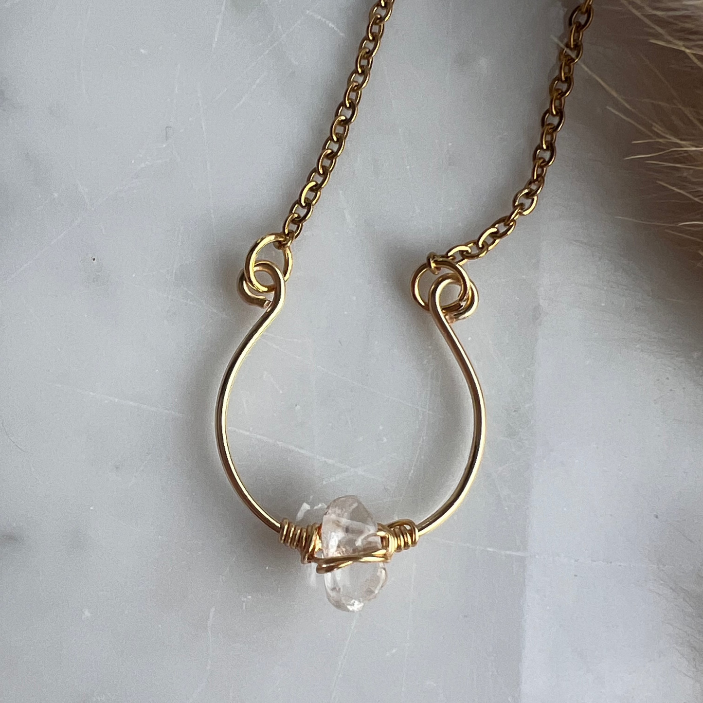 Lyckosko Bergskristall - Halsband