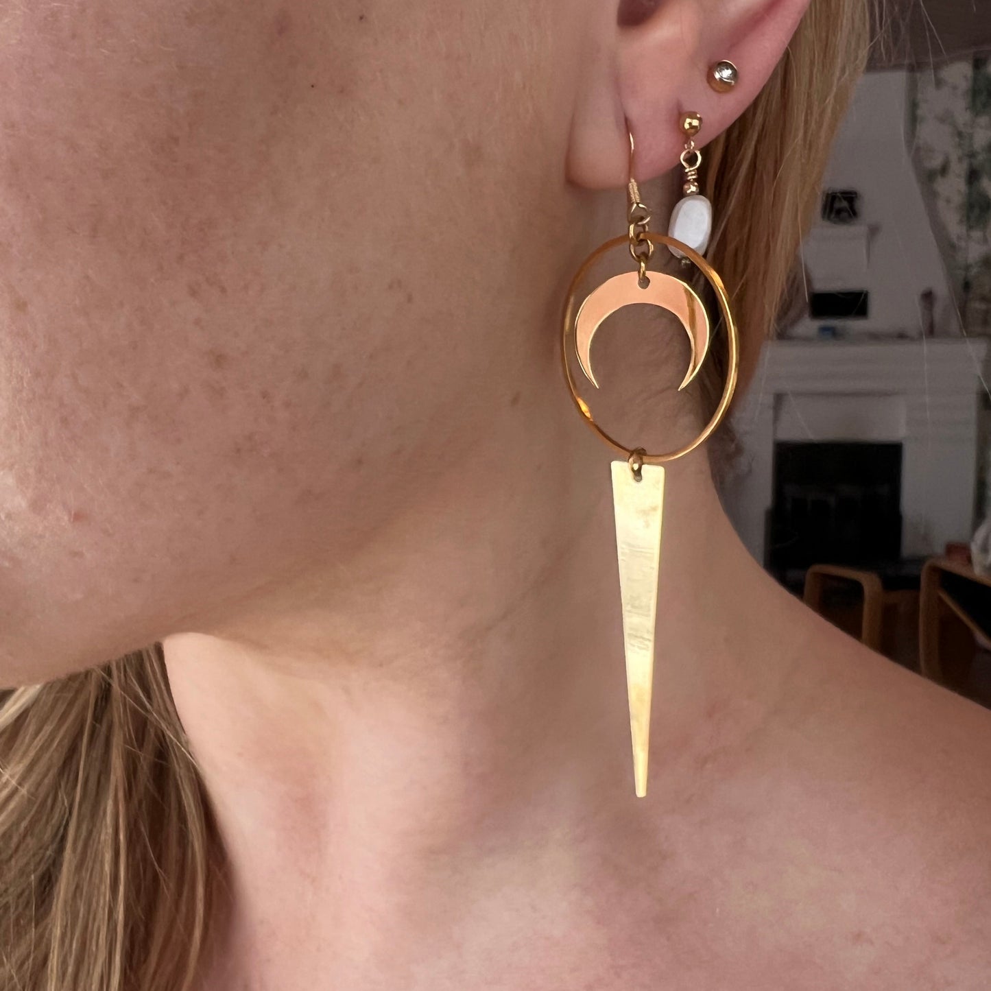 Edgy moon - Örhängen