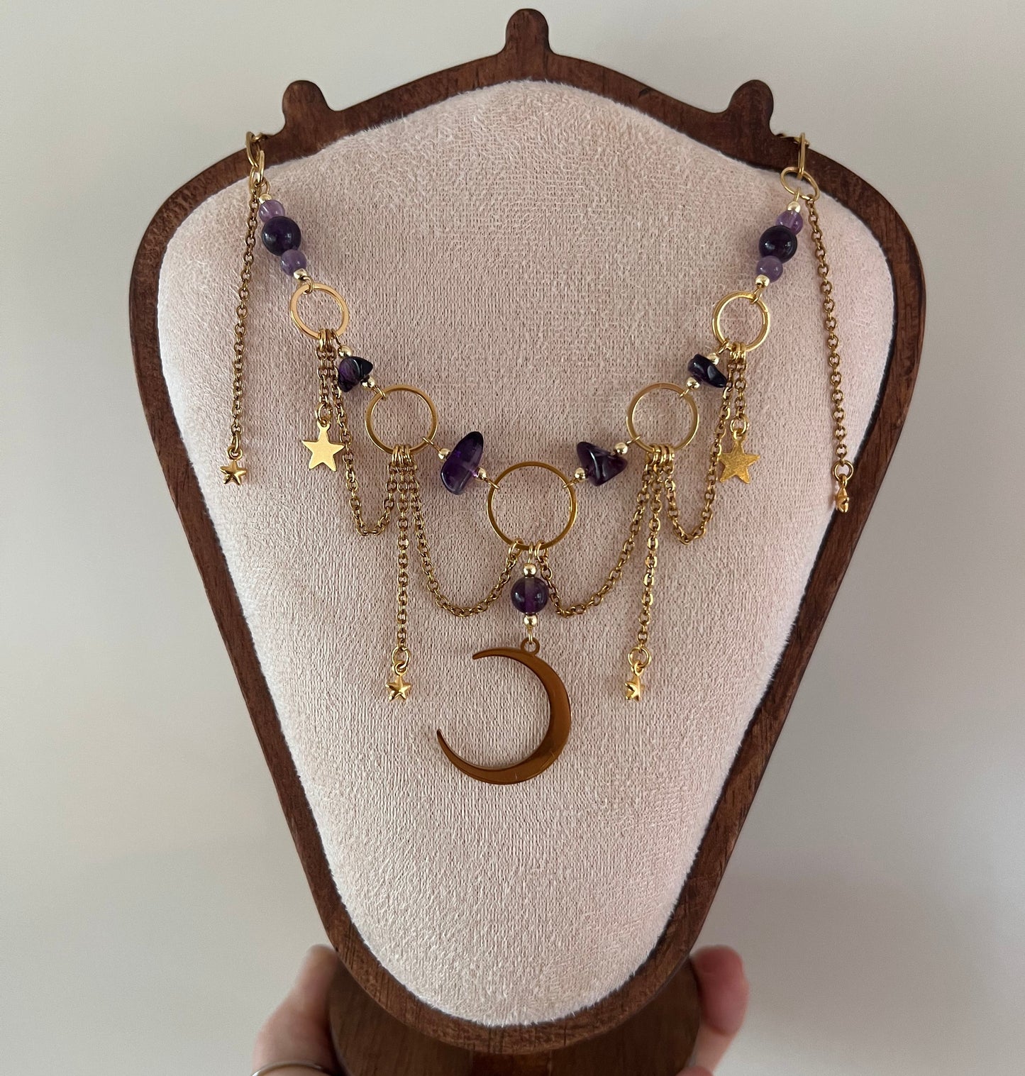 Amethyst moon - one of a kind