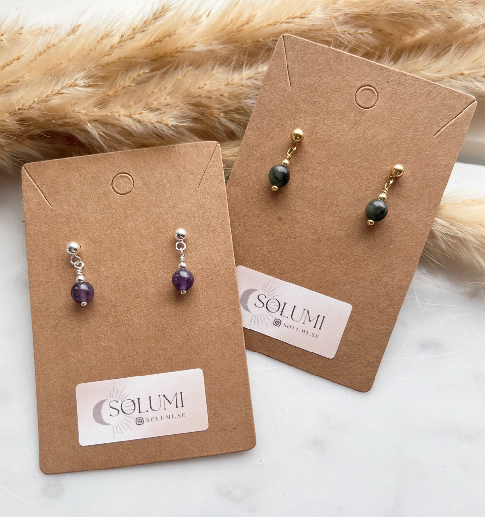 Månadssten - Örhängen