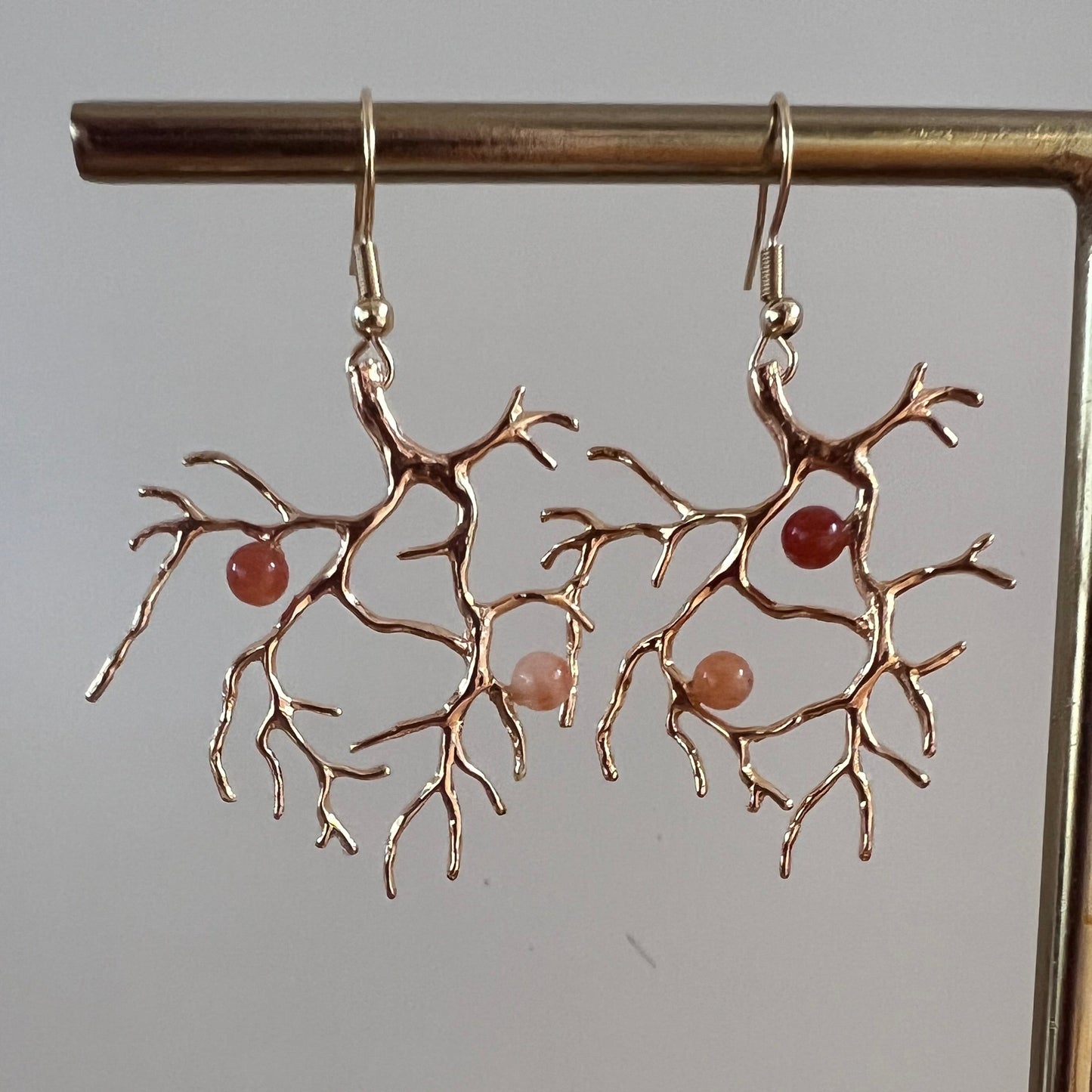 Topaslöv - Örhängen