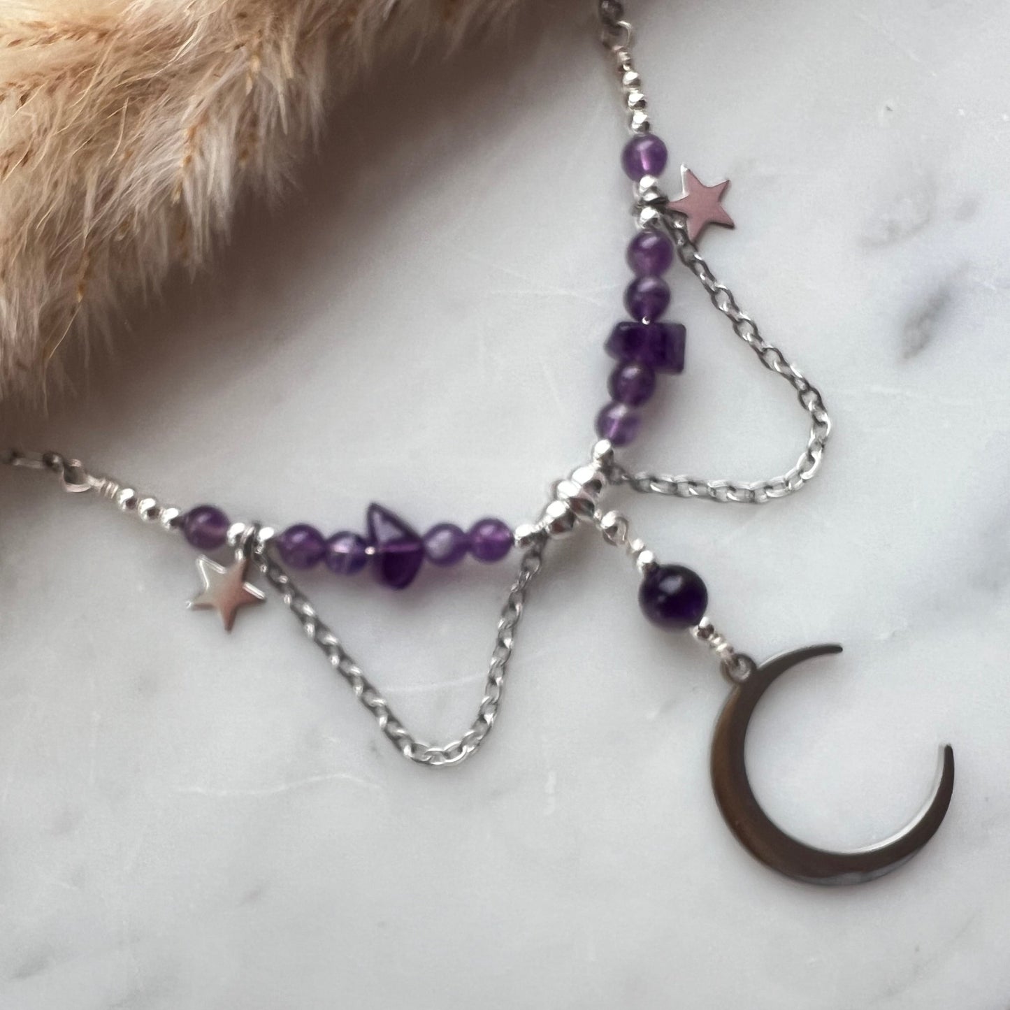 Celestial amethyst - Halsband