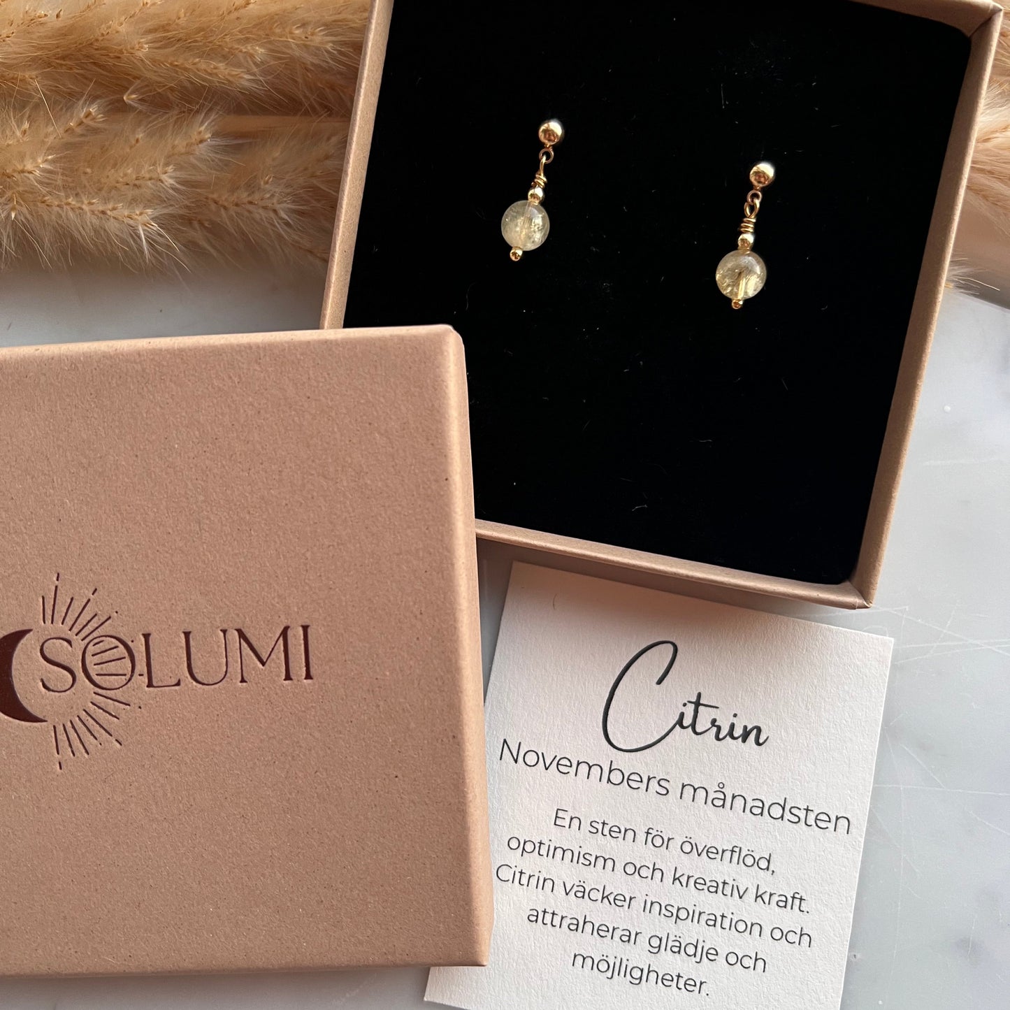 Månadssten - Örhängen