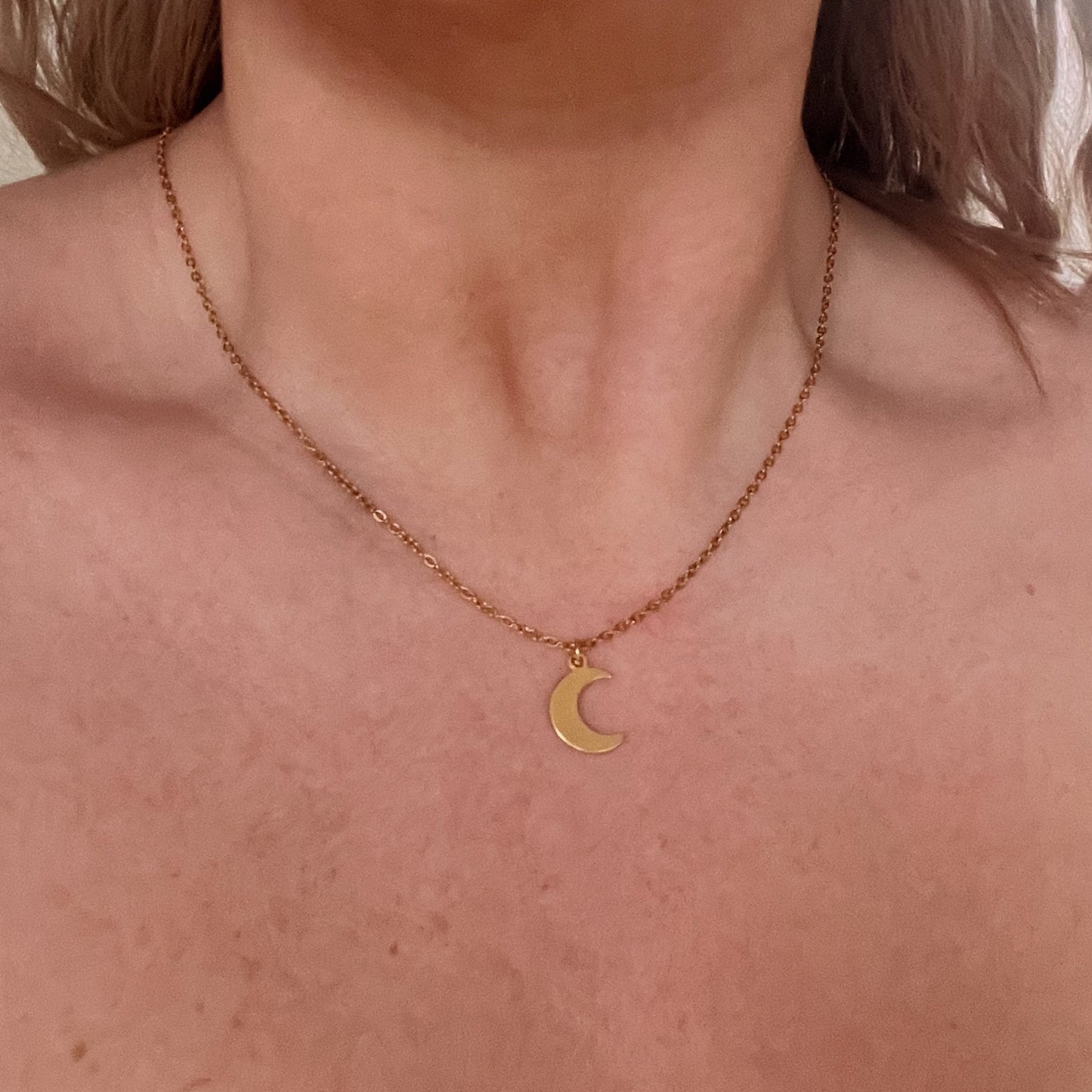 Halsband -  Guldmåne