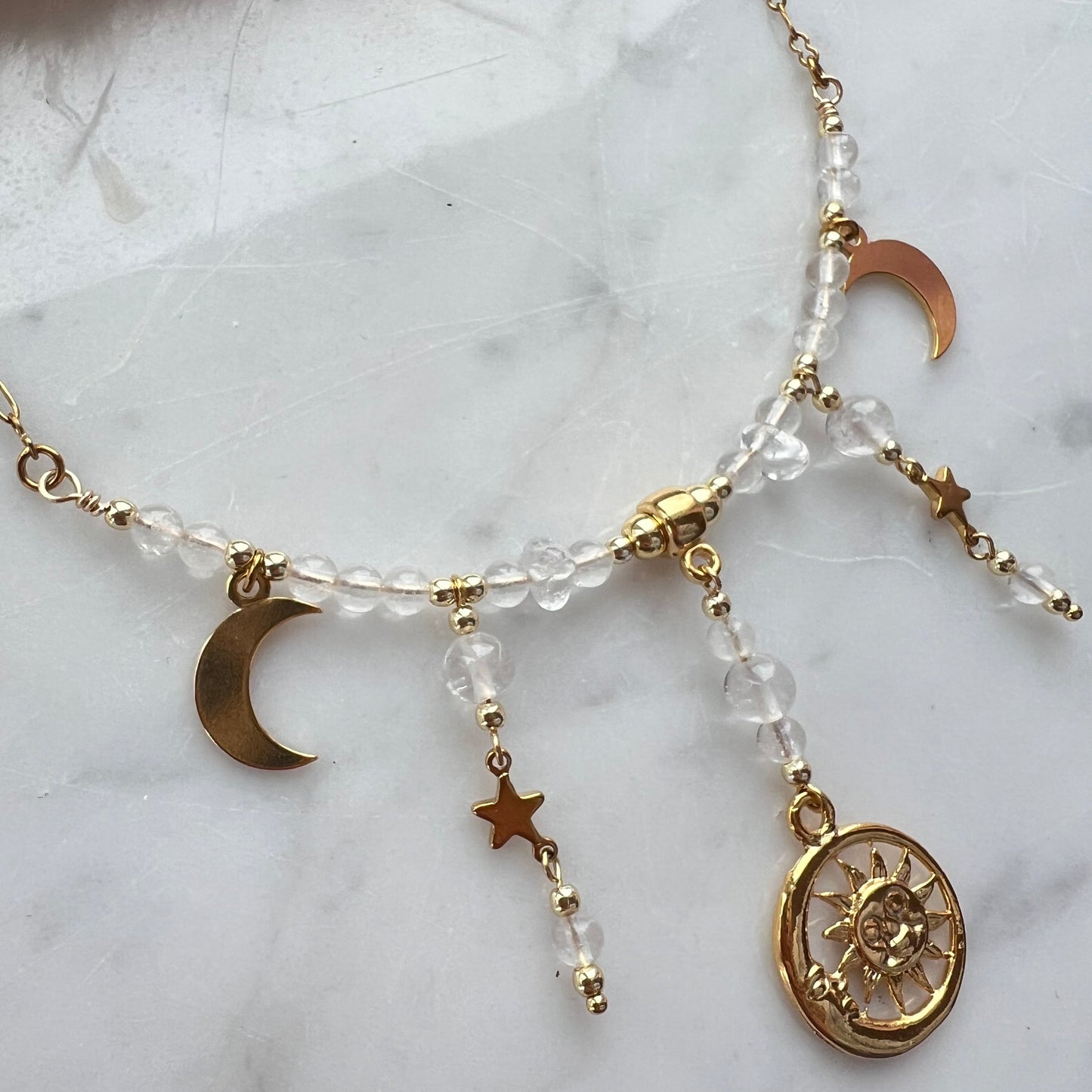 Crystal galaxy - Halsband