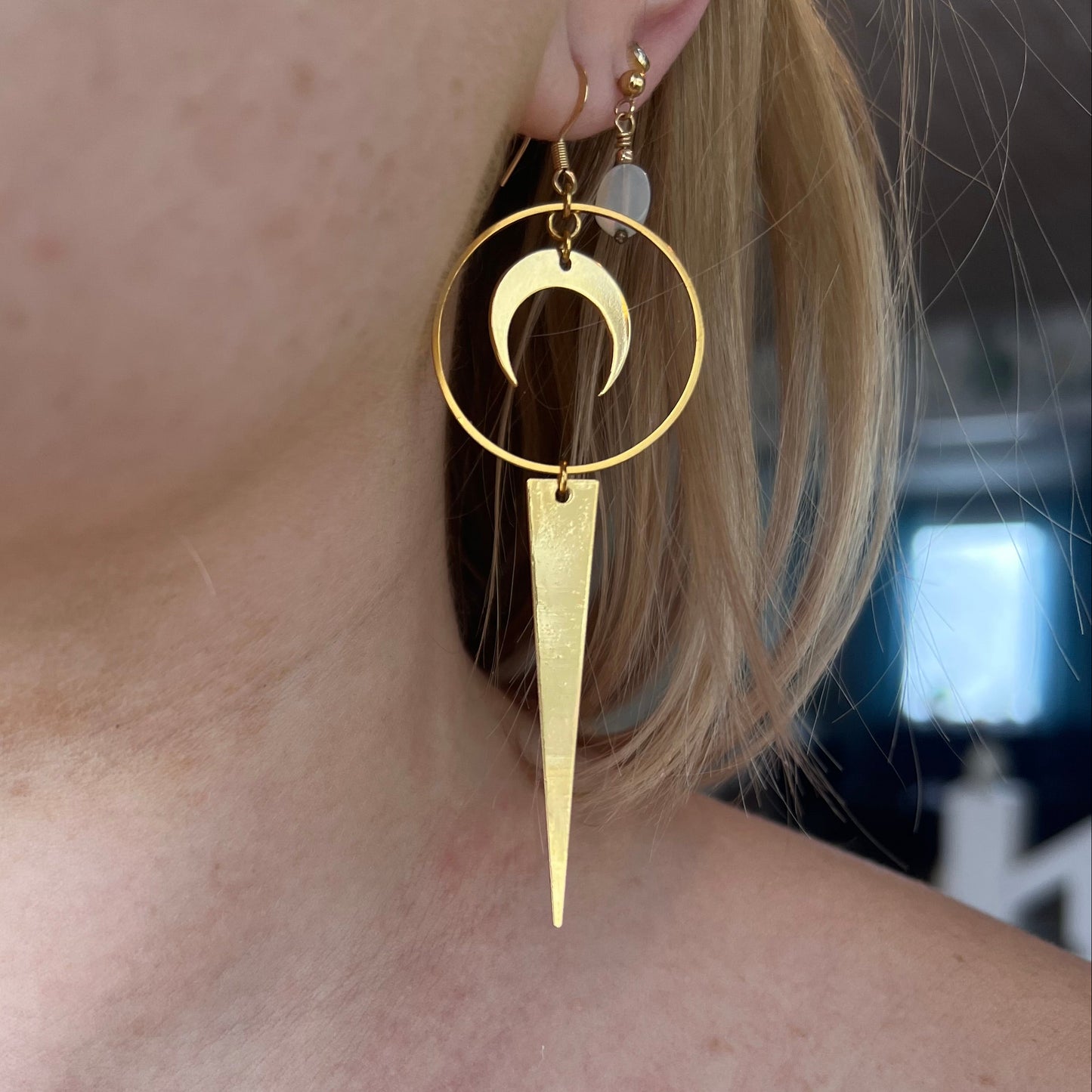 Edgy moon - Örhängen