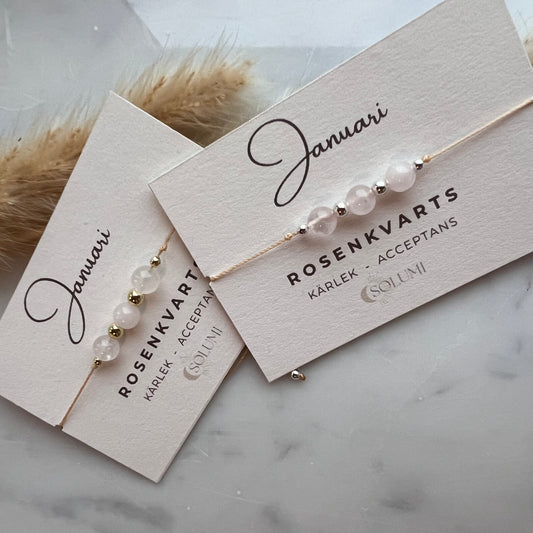 Nätt armband - Månadssten