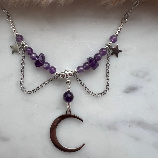 Celestial amethyst - Halsband