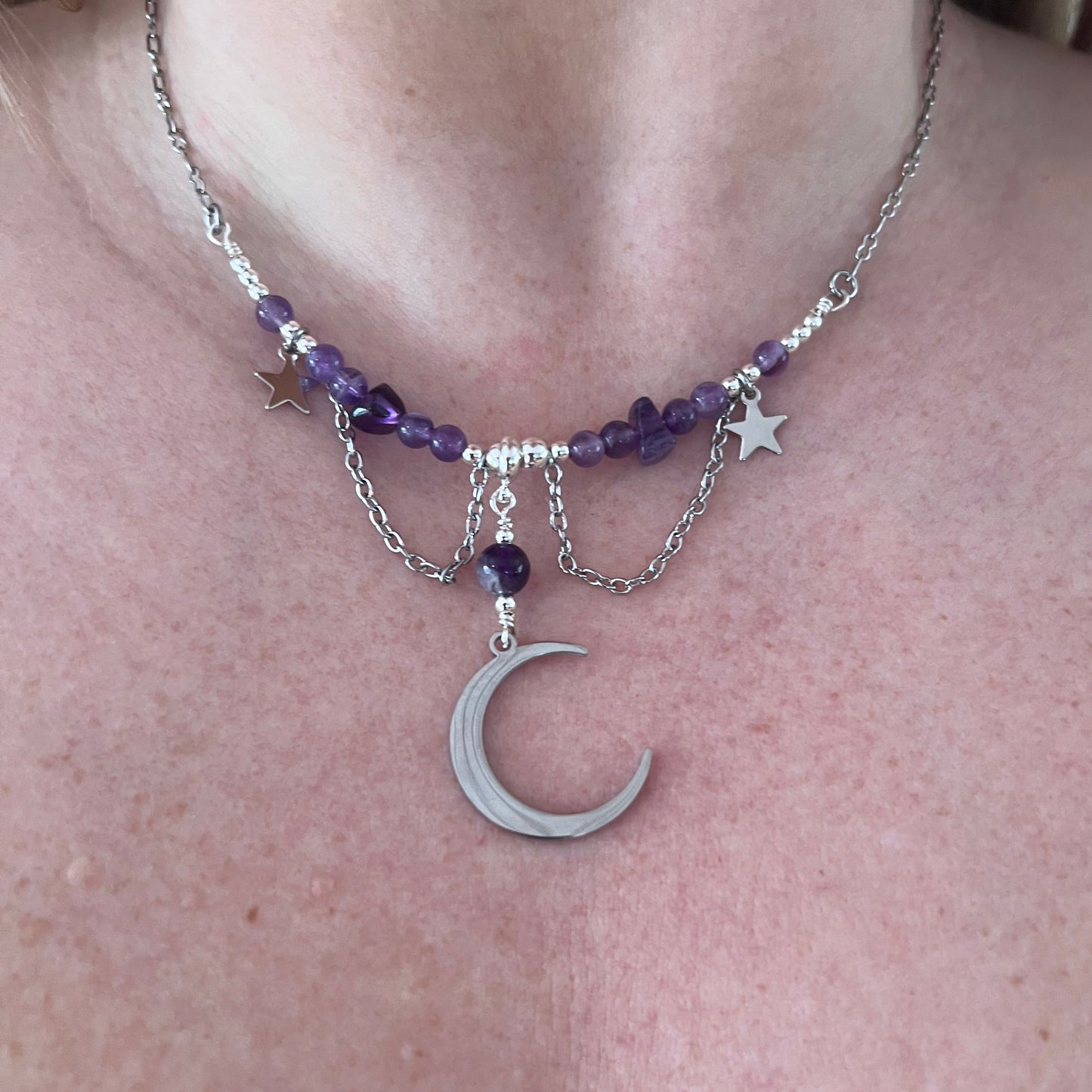 Celestial amethyst - Halsband