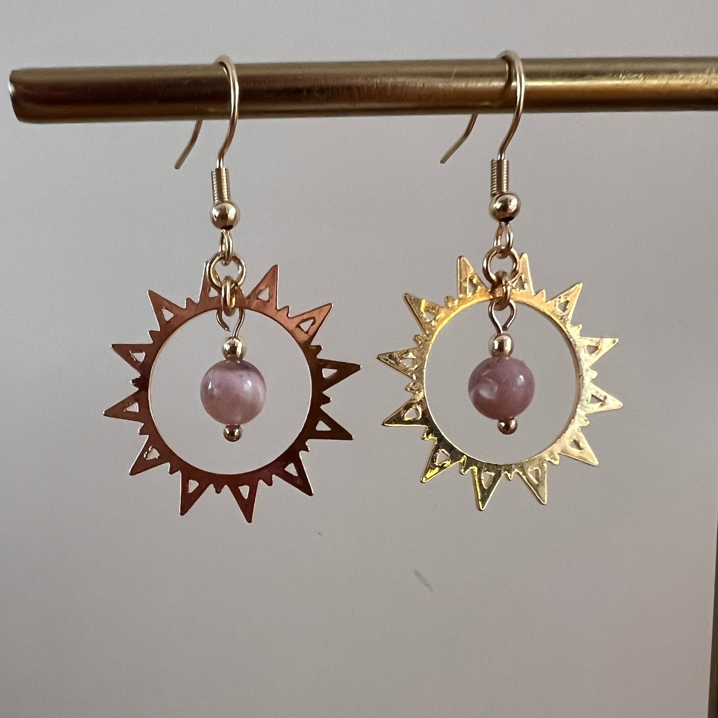 Solpärla månadssten - Örhängen