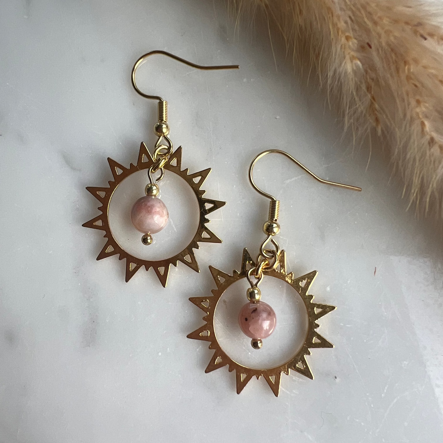 Solpärla månadssten - Örhängen